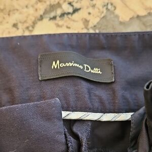 Massimo Dutti Dark Blue Trousers